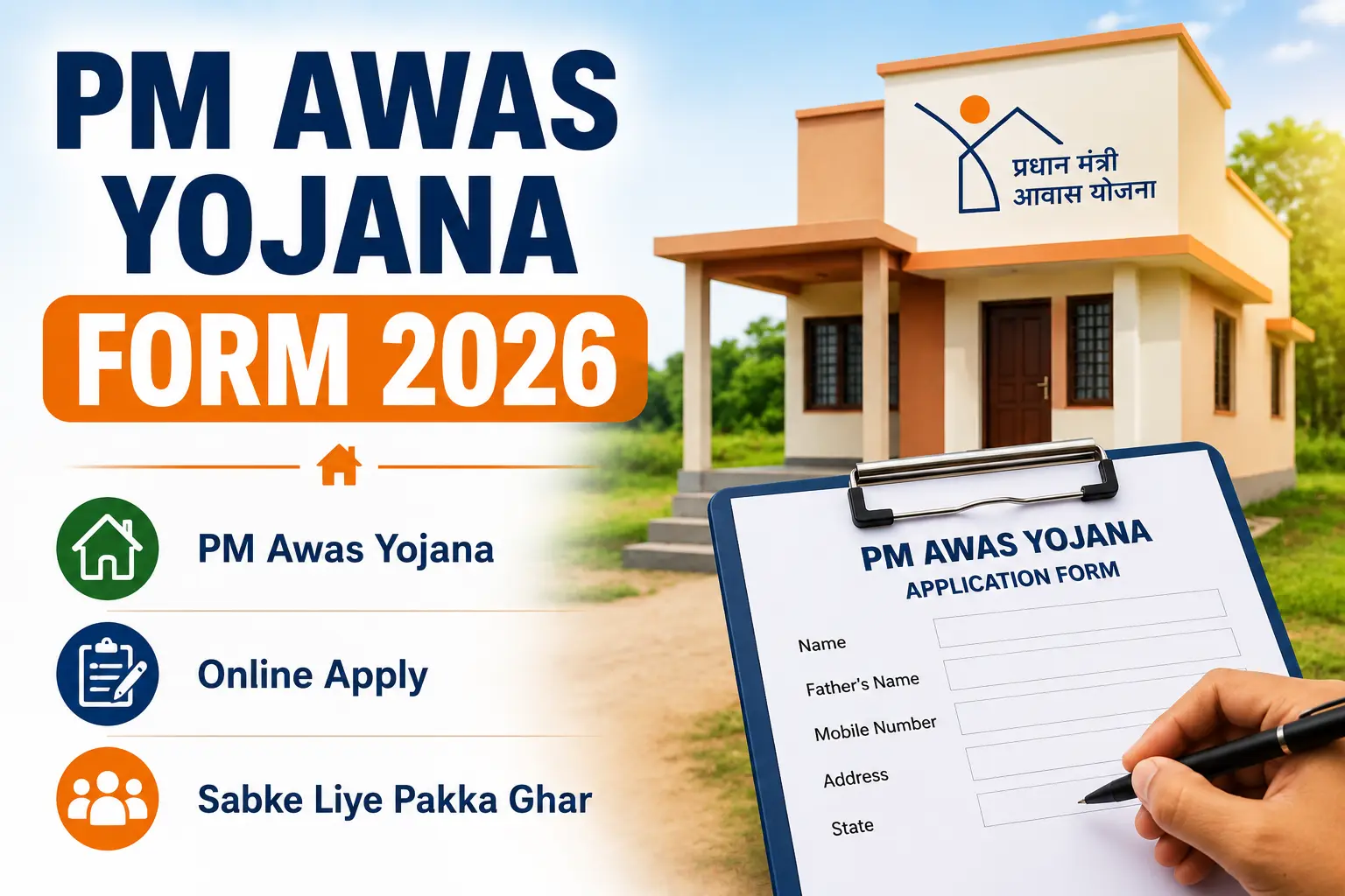 Pm Awas Yojana Form 2026
